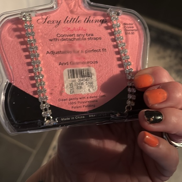 VS Sexy Little Things Rhinestone Crystal Bra Straps for the Santa Baby Costume - Picture 2 of 2